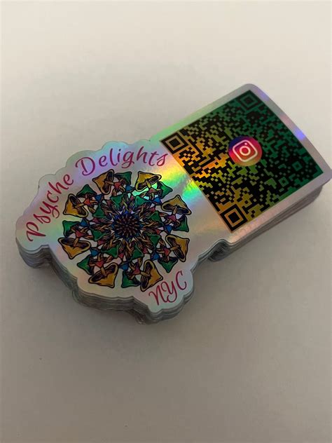 Custom Holographic Stickers Die Cut Stickers Waterproof Vinyl Free Proof & Fast Shipping - Etsy