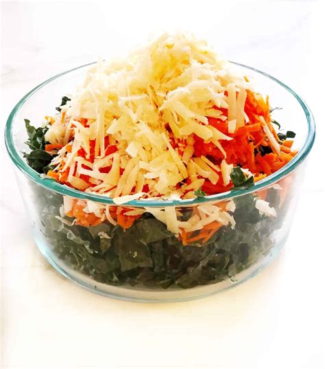 Kale, Carrot and Parmesan Salad • Keeping It Simple Blog