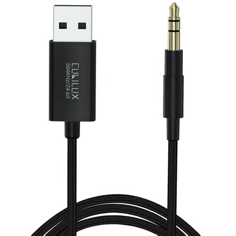 USB A to 3.5mm Male Audio Cable – Cubilux