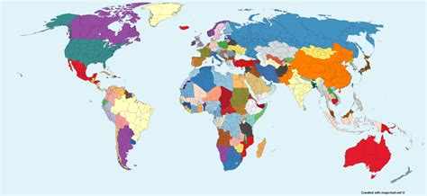 A fully detailed World subdivisions map is now live! | Blog - MapChart