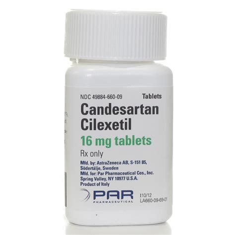 Candesartan Cilexetil 16mg PER TABLET