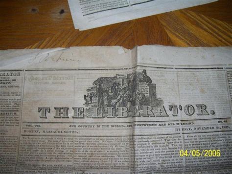 The Liberator Newspaper- Friday, November 24, 1837 Boston, MA >>> iantiqueonline.ning | Memories ...