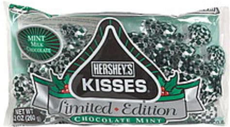 Hershey's Limited Edition, Chocolate Mint, Christmas Kisses - 9.2 oz, Nutrition Information | Innit