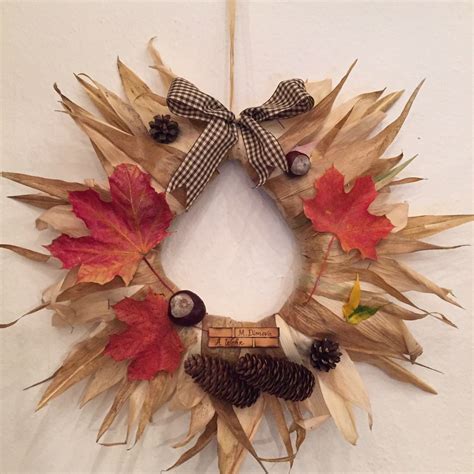 Corn Husk Wreath DIY ( Do It Yourself ) - Mamunche