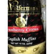 Wolferman's English Muffins: Calories, Nutrition Analysis & More ...