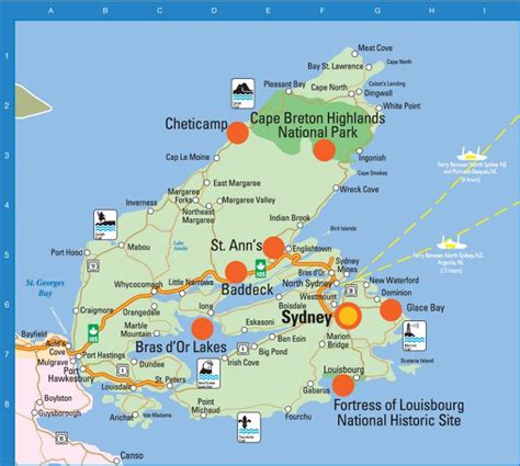 Cape Breton Island Map | Cape breton island, Travel hotels, Cape breton