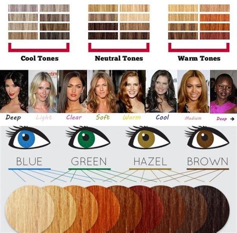 hair color chart | Skin tone hair color, Hair color chart, Tone hair