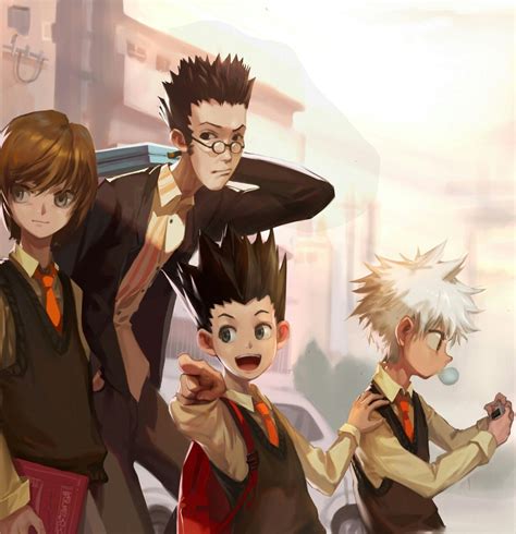 Beautiful Fanart Gon Killua Kurapika Leorio - Anime WP List