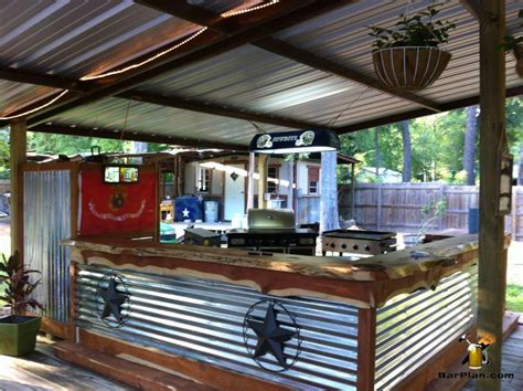 Backyard Bar Plans | Easy Home Bar Plans