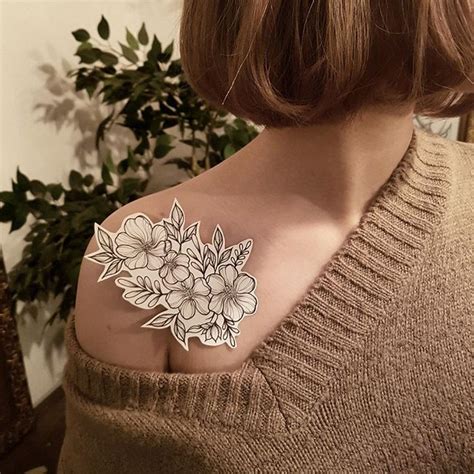 수선화 paperwhite 🌼 | Body art tattoos, Collar bone tattoo, Inspirational tattoos