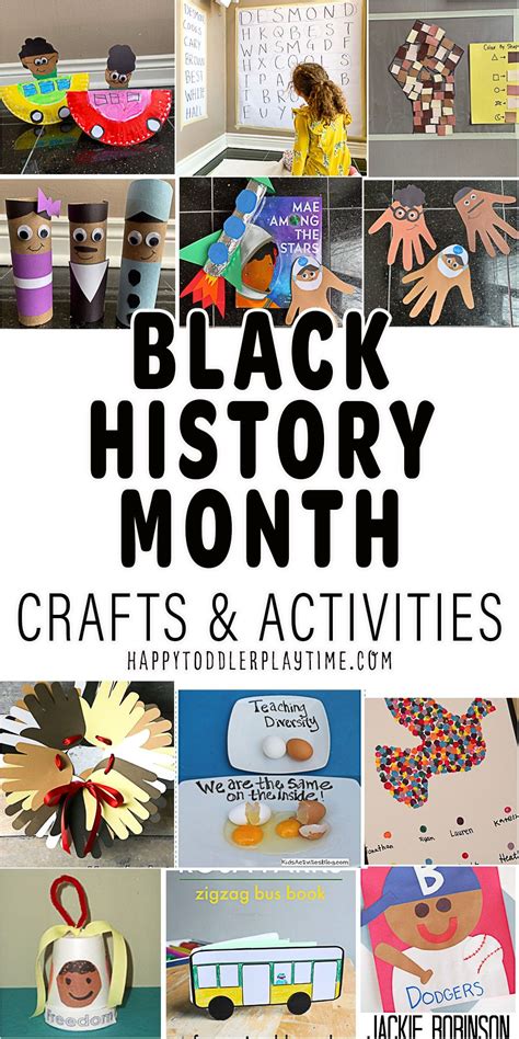 The Best Black History Month Activities for Kids - HAPPY TODDLER PLAYTIME in 2021 | Black ...