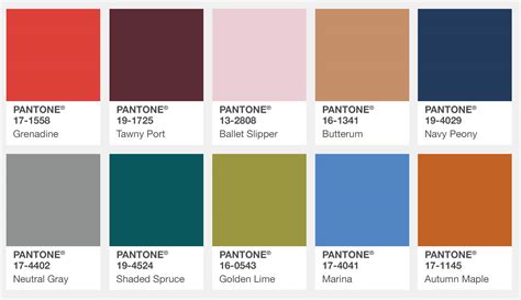 Pantone Fashion Color in Fall 2017 | PSS - Pantone