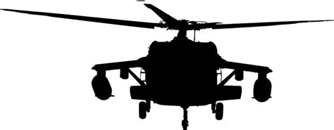 Kiowa Helicopter Silhouette