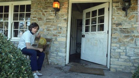 Found on r/HistoryPorn: Roman Polanski sitting outside the house he ...