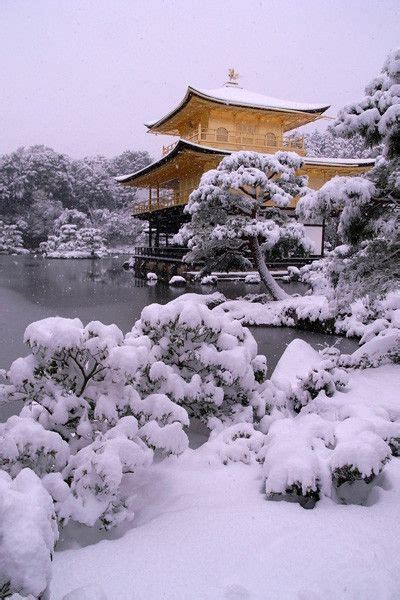 Kinkakuji temple in snow, Kyoto, Japan | Winter in japan, Kinkakuji, Japan travel