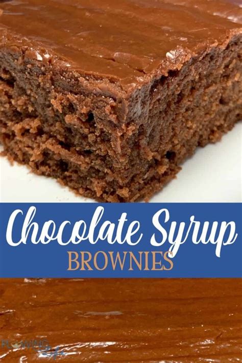 Chocolate Syrup Brownies - Plowing Through Life