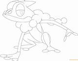 Pokemon Froakie Coloring Pages sketch template