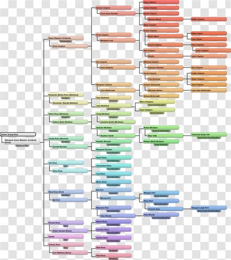 Family Tree Ancestor WikiTree Diagram - George Washington - October 1st Transparent PNG