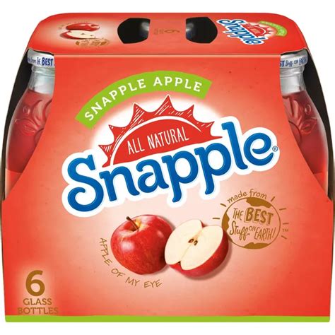 Snapple Apple Juice Drink - 6pk/16 fl oz Bottles | Snapple, Apple juice ...