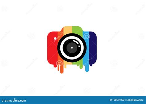 Creative Colorful Camera Logo Design Symbol Vector Illustration Stock ...