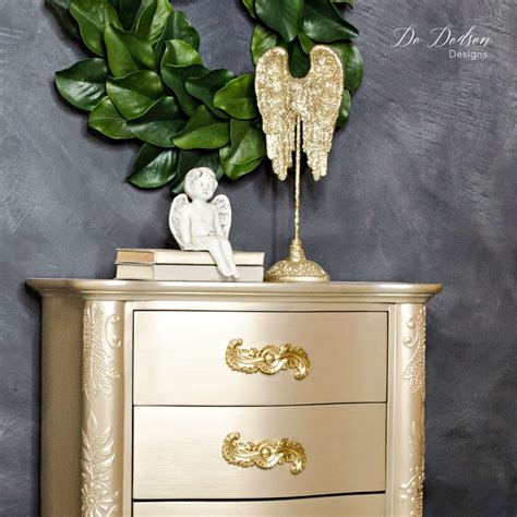 Insane Metallic Paint For Furniture That Will Give You Shimmer - Do Dodson Designs