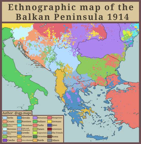 Balkan ethnic map 1914 : r/MapPorn