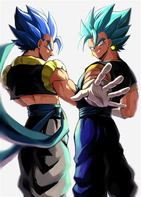 Gogeta Personajes De Dragon Ball Personajes De Goku Vegito Y Gogeta ...