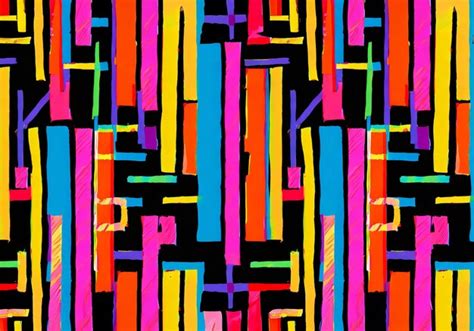 Premium AI Image | colorful illustration of abstract pattern