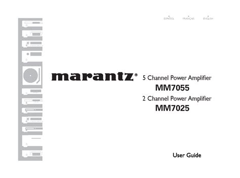 MARANTZ MM7025,MM7055 AMPLIFIER USER MANUAL Service Manual download ...