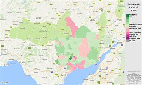 Gwent population stats in maps and graphs.