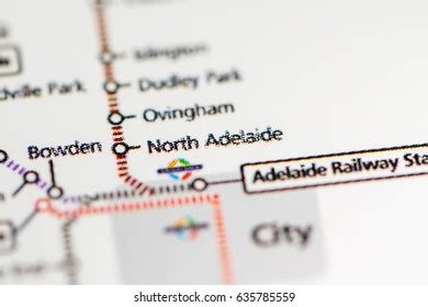 North Adelaide Station Adelaide Metro Map Stock Photo (Edit Now) 635785559