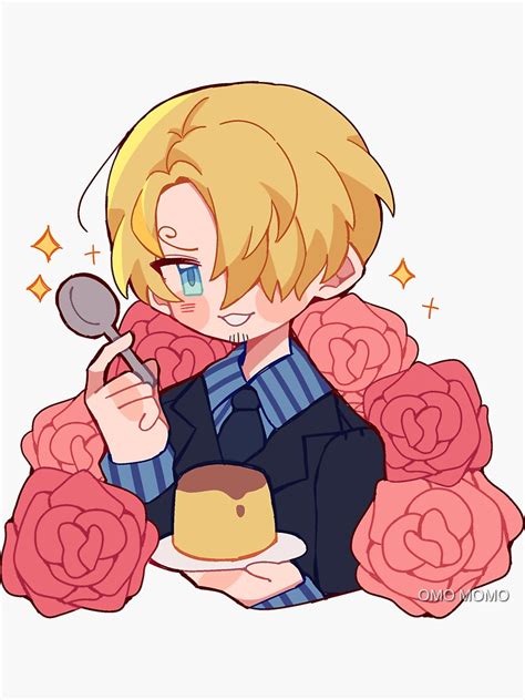 "sanji with da pudding drip" Sticker for Sale by onyatsu | Redbubble