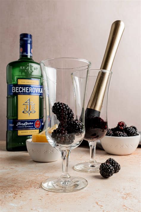 Becherovka Bramble (Becherovka Cocktail) - Whisked Away Kitchen