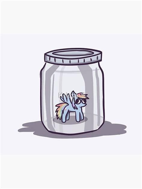 "Rainbow Dash Jar" Poster for Sale by Krista-S | Redbubble