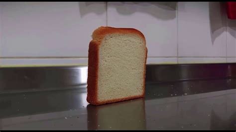 Piece of Bread falling over but Explodes - YouTube