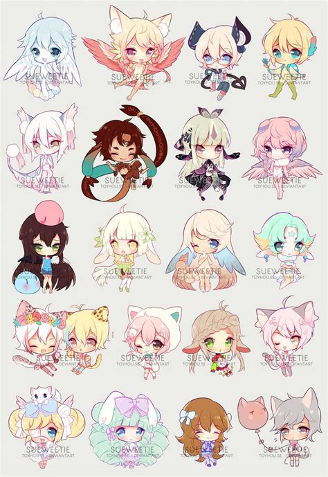 CHIBBIES BATCH 4 của Sueweetie | Chibi anime kawaii, Cute anime chibi, Anime drawings