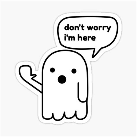 "Cute Ghost" Sticker for Sale by yusayaslan | Redbubble