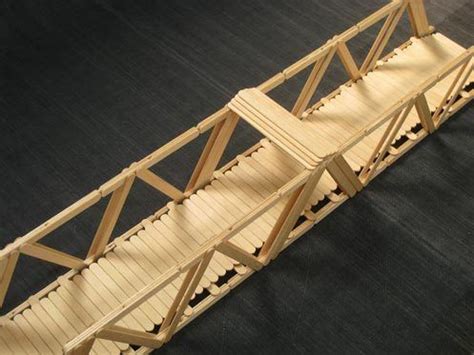 Popsicle stick bridge | Popsicle stick bridges, Popsicle sticks, Popsicles