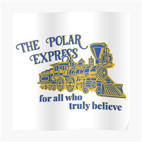 "The Polar Express" Poster for Sale by MIllustrations9 | Redbubble