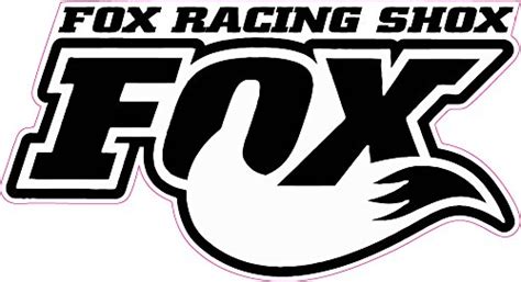 Fox Racing Shox Tall White Decal 5" - Walmart.com - Walmart.com