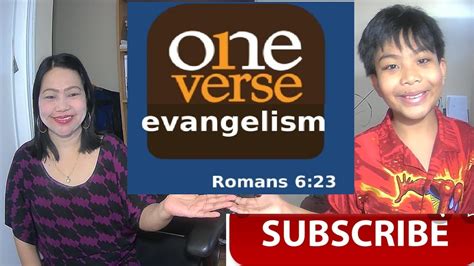 ONE VERSE EVANGELISM/PRESENTATION WITH BRIDGE DIAGRAM BASED ROMANS 6:23. - YouTube