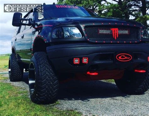 4 2000 Expedition Ford Leveling Kit Body Lift Fuel Maverick Black Super Aggressive 3 5 | Lifted ...