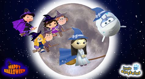 Witches Flying Over The Full Moon by JustinProffesional on DeviantArt