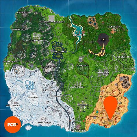 Fortnite giant face desert location: where to visit a giant face in the ...