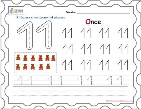 Actividades Para Aprender Los Números Del 11 Al 20 - AYUDA DOCENTE