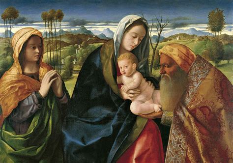 Nunc dimittis Painting by Giovanni Bellini - Fine Art America