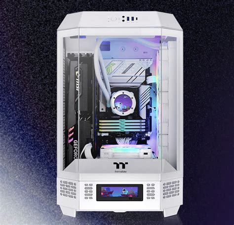 Thermaltake The Tower 300 Tempered Glass Micro Tower Case - Snow - CA ...