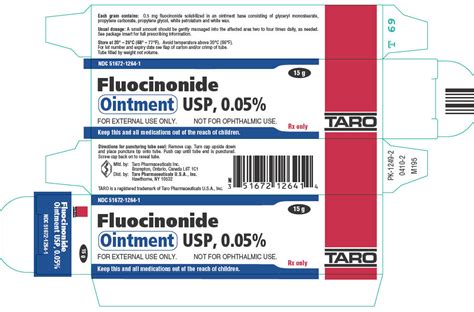 Fluocinonide Cream USP, 0.05% Fluocinonide Cream USP, 0.05% (Emulsified Base) Fluocinonide Gel ...