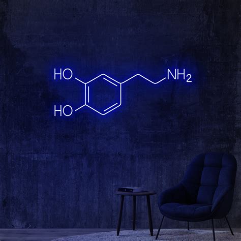 Dopamine Molecule Neon Sign Molecule LED Sign Neon Sign - Etsy