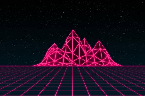 Wallpaper : synthwave, mountains 6000x4000 - MrTonio - 1435651 - HD ...